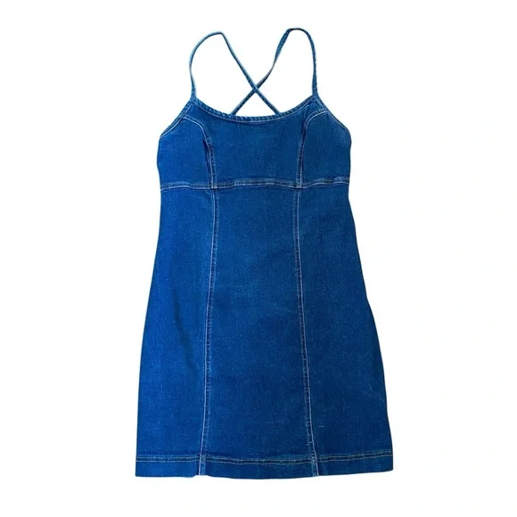 Blue Denim Dress - Picture 1 of 9